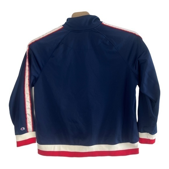 Champion Womens Full Zip Track Jacket Blue/Red/White 2X (See Measurements) - Picture 4 of 4